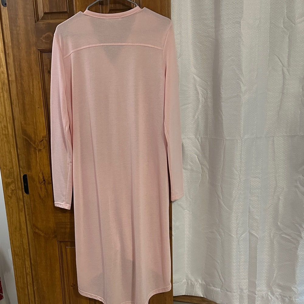 Pink Button-Up Cardigan - Picture 6 of 6